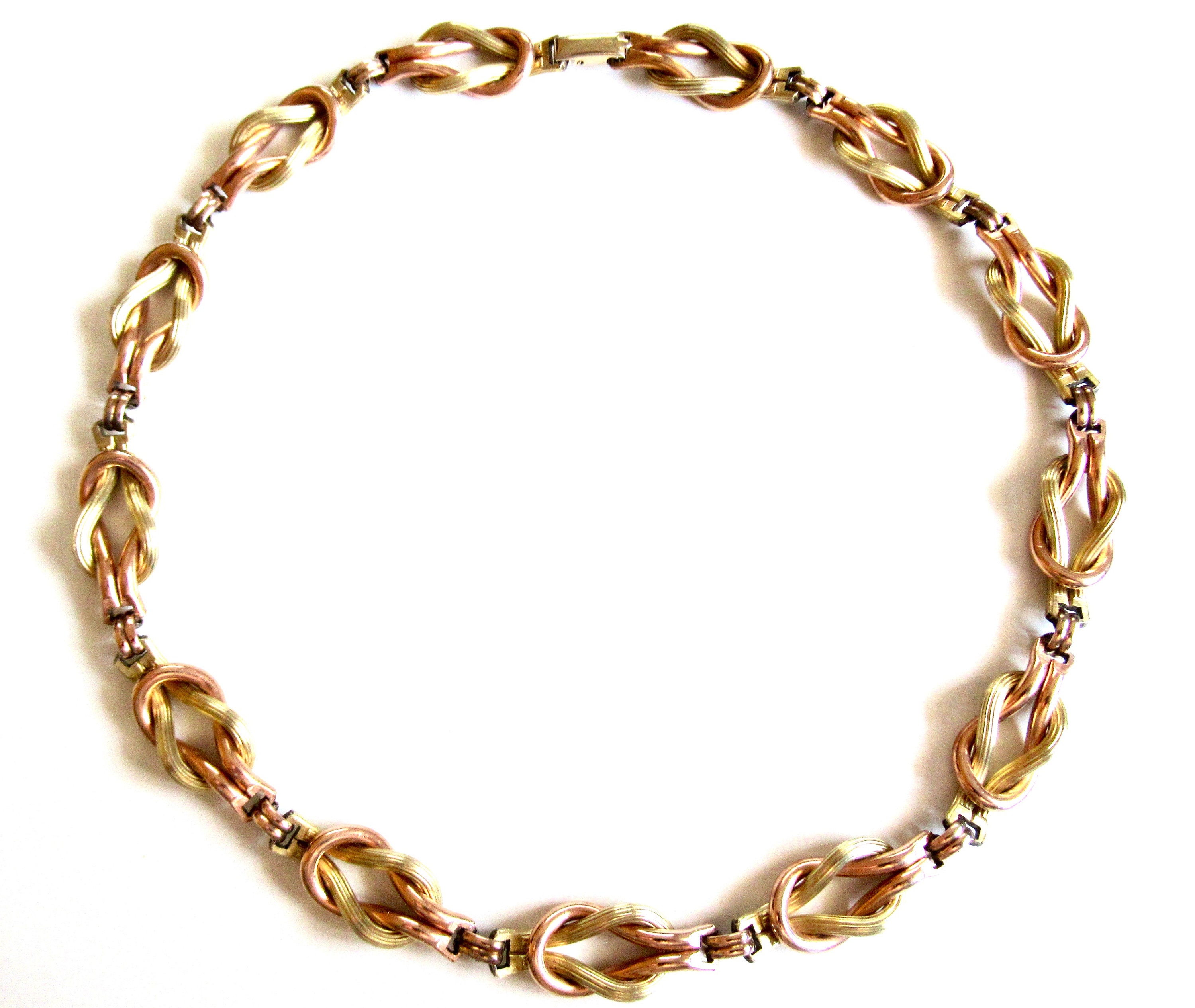 ★VINTAGE HOLLYWOOD★ Lump Knotted Necklace_VH2479NE005M Designer fashion, Seoul-fully created | W Concept