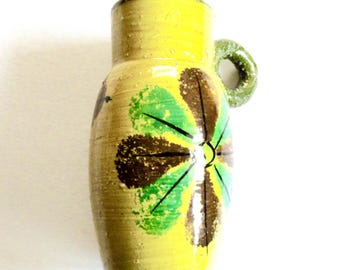 Vintage  Italian ALDO LONDI for Bitossi MCM  Art Pottery Vase 1960s  Rosenthal-Netter