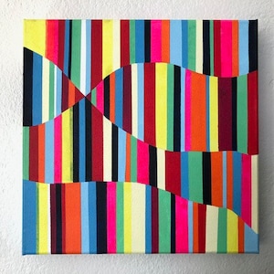 Small stripe canvas