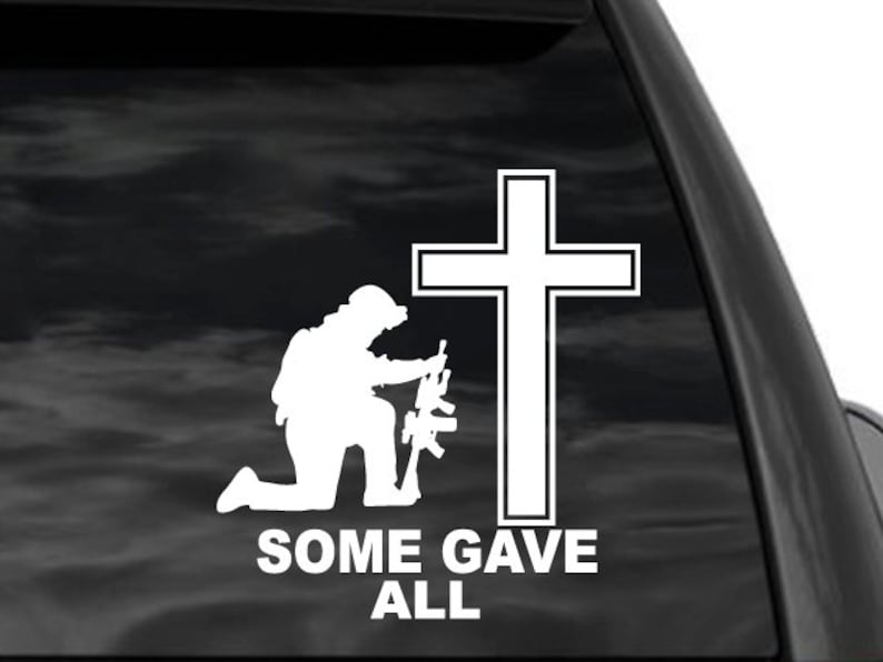 INDIGOS UG Adesivo per auto - JDM - Die Cut - US Army Cavalry Crossed Sabers Decal Window Sticker - Argento - 149 mm x 78 mm