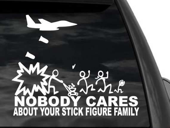 Family car stickers on sale funny