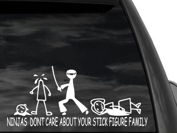 Funny stick figure family deals