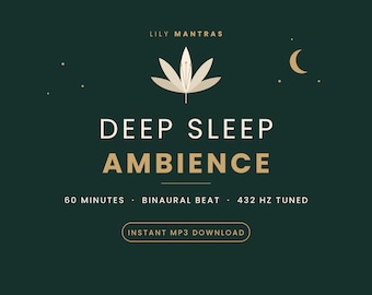 Deep Sleep Ambience | 60 Min | 432 Hz Tuned Binaural Meditation Audio (MP3 Download)