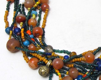 Naga Multi-Strand Beaded Necklace