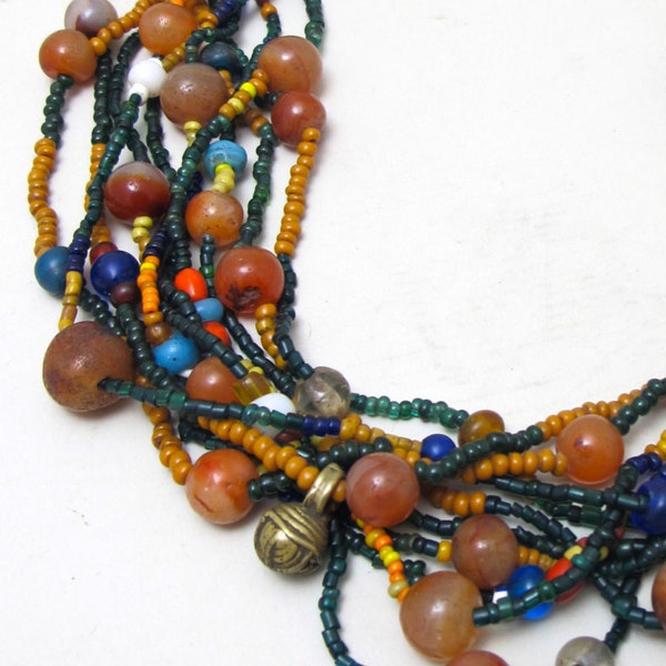 Naga Multi-Strand Beaded Necklace