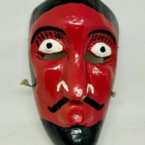 Vintage Mexican Festival Dance Mask