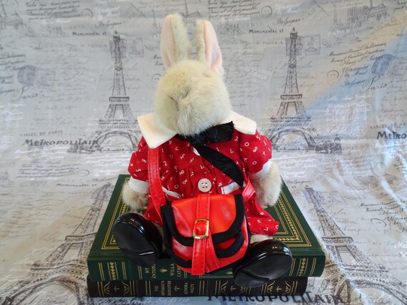 Vintage Hoppy VanderHare Back To School Rabbit Themed Outfit Stuffed ...