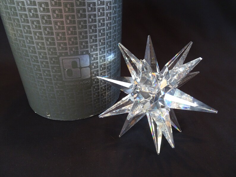 Swarovski Star Candle Holder Vintage Crystal Taper Etsy