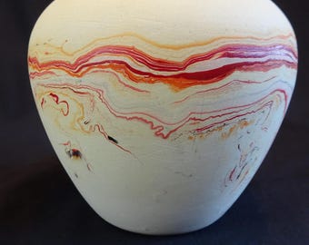 Nemadji陶器の花瓶、ヴィンテージネイティブアメリカンインディアン風