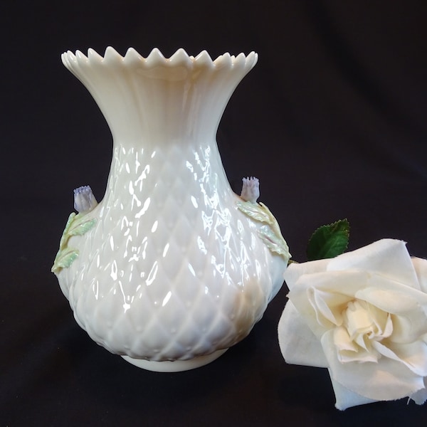 Belleek Flower Vase Etsy