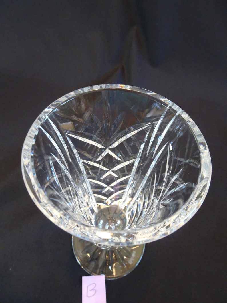 Waterford Irish Crystal Kinsale Pedestal Vase Vintage Etsy