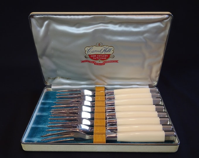 Carvel Hall Fine Cutlery by Briddell Dinner Fork Set of 8 Etsy