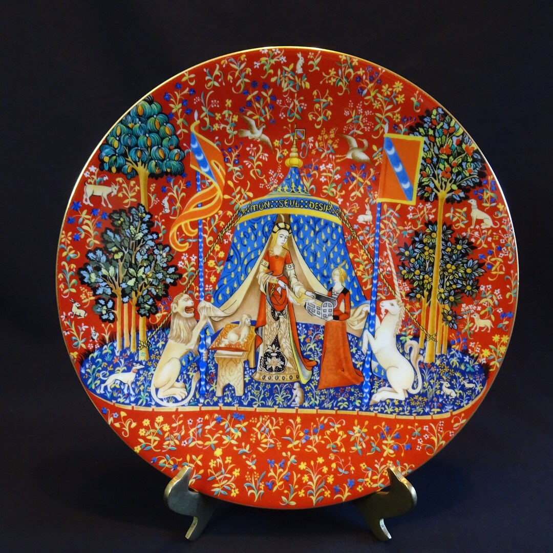 Haviland Limoges La Dame a La Licorne Collector Plate With Etsy