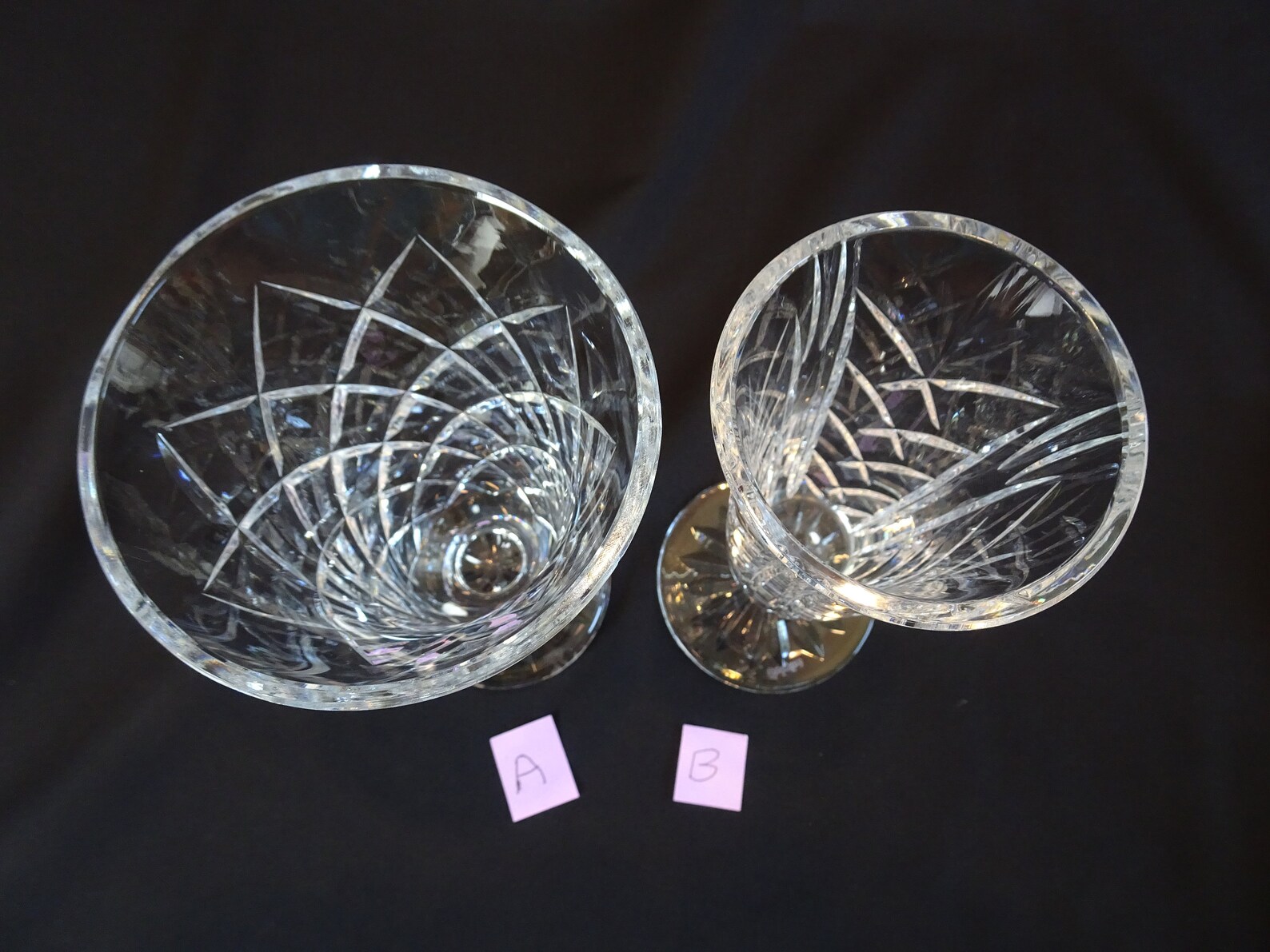 Waterford Irish Crystal Kinsale Pedestal Vase Vintage Etsy