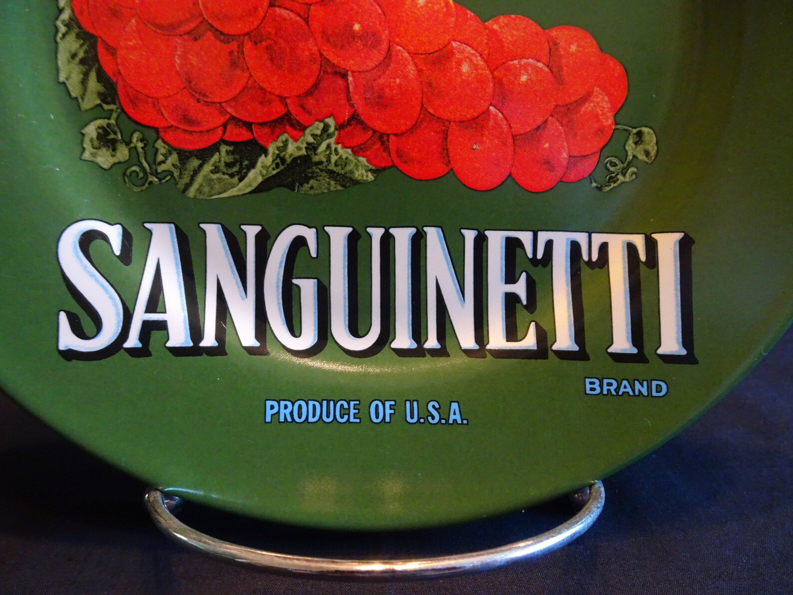 Oneida Kitchen Produce Wooden Crate Label Plate Vintage Food Etsy