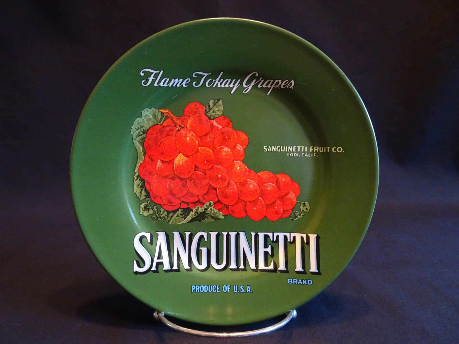 Oneida Kitchen Produce Wooden Crate Label Plate Vintage Food Etsy