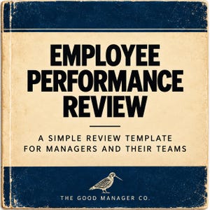 Performance Review Template | Employee Appraisal Form | Manager Evaluation