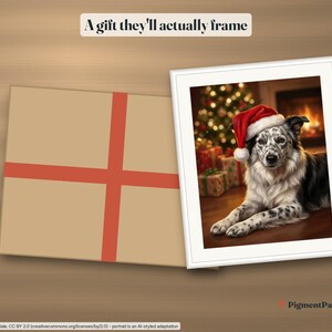 Gift idea: the christmas gift bundle framed next to a gift box