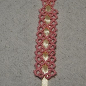 Your Color Choice Tatted bookmark
