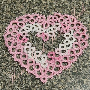 Twice as Heartening Doily Pattern