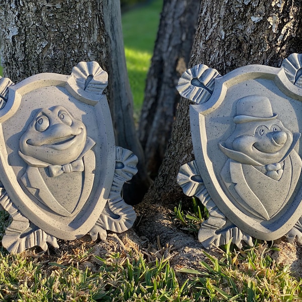 Mr. Toad's Wild Ride Toad Hall Replica Plaques