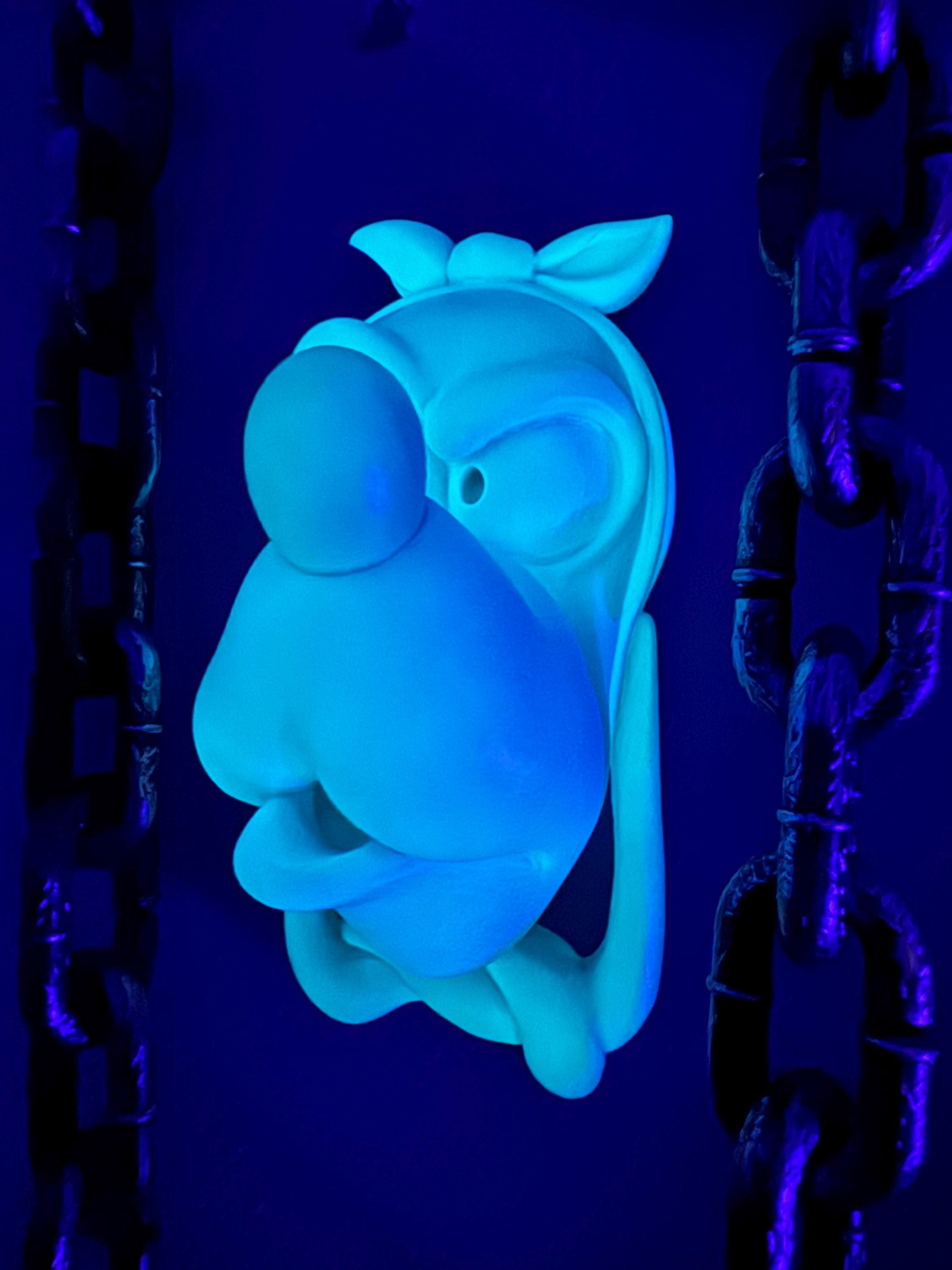 アールグラージュ　ディズニー Glow in the Dark Goofy Marley Christmas Carol Door Knocker