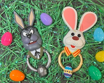Peter Cottontail door knocker props