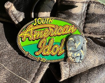 South American Idol enamel pin