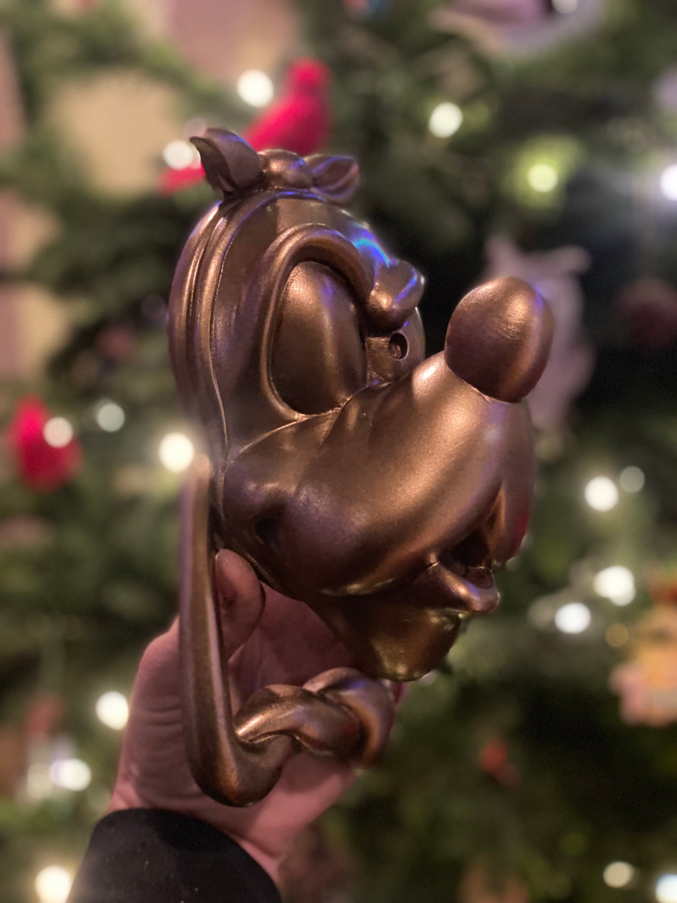 グーフィー・マーリーのクリスマスキャロルのドアノッカー彫刻 - Etsy 日本