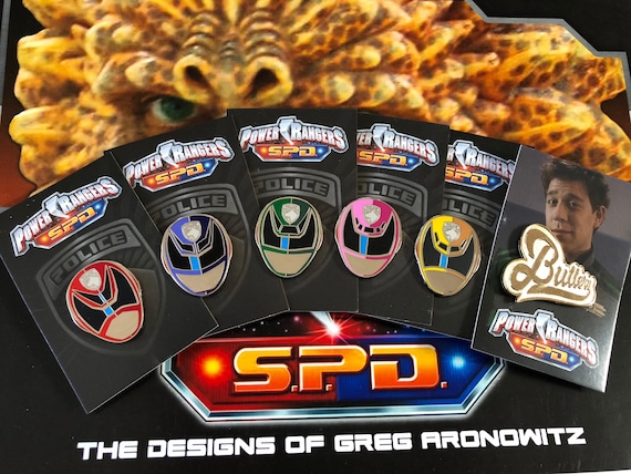 Power Rangers SPD Red Ranger Jack Helmet Pin - Etsy