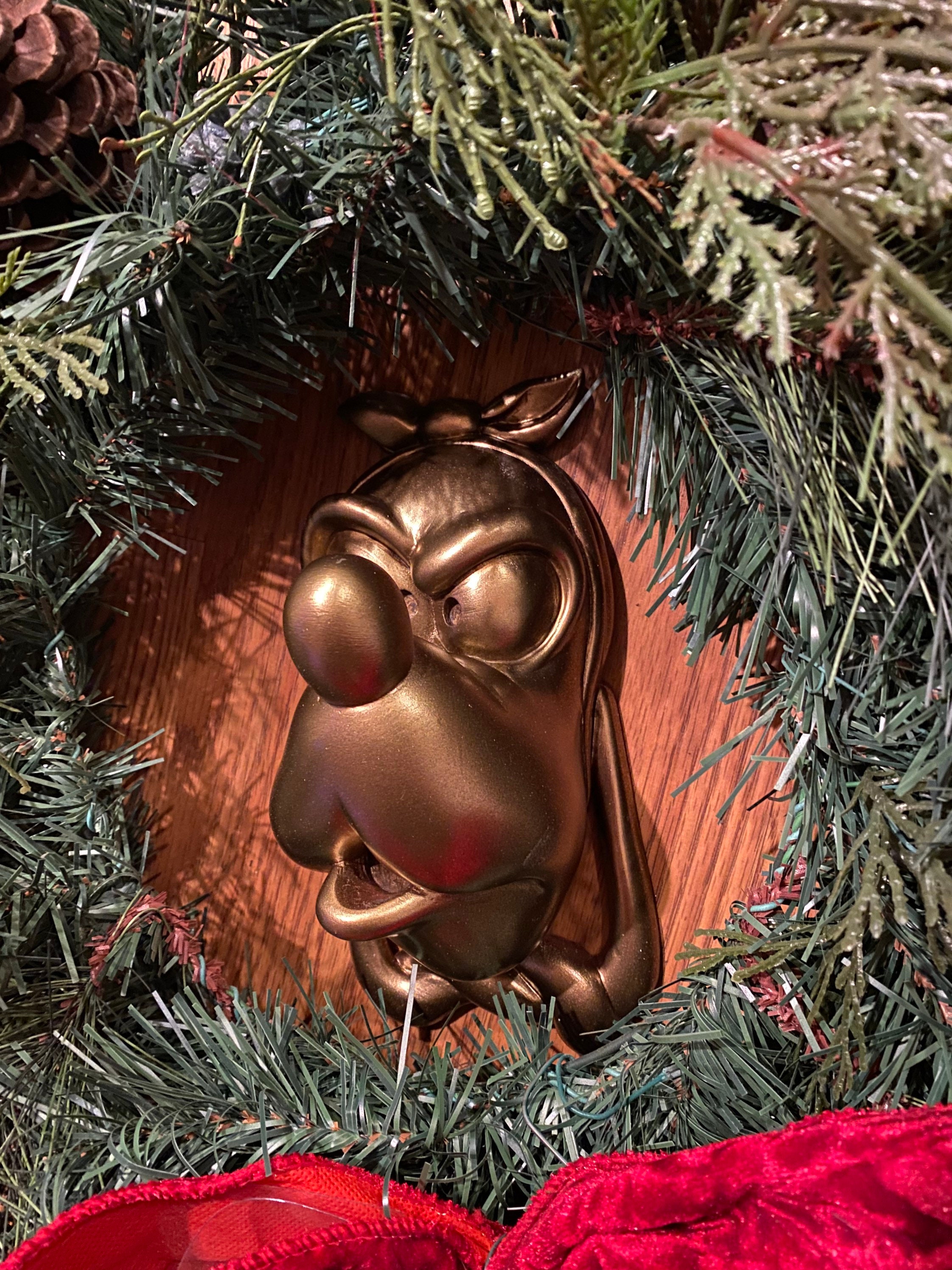 Goofy Marley Christmas Carol Door Knocker Sculpture picture picture