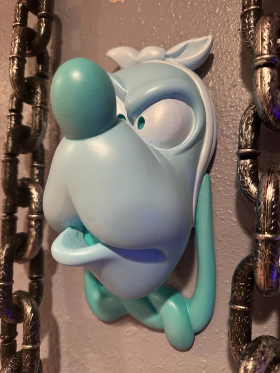 Glow in the Dark Goofy Marley Christmas Carol Door Knocker