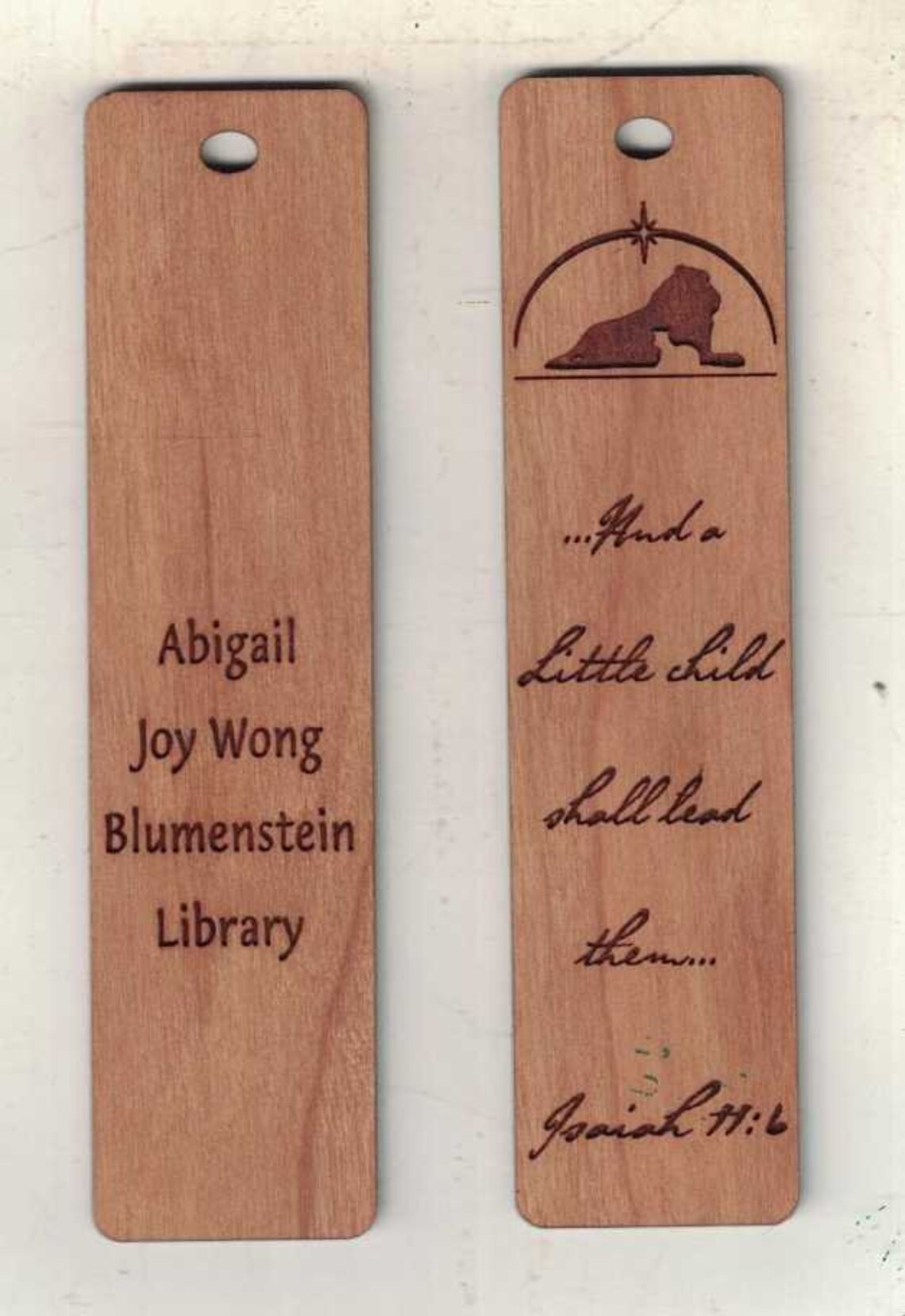 150 Assorted Wood Bookmarks With Names Engraved and Ribbons Etsy
