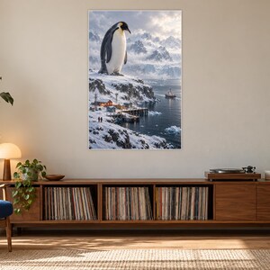 Emperor Penguin Art Print | Polar Harbour Fantasy Wall Decor Bild 17