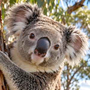 Koala Print | Eucalyptus Wall Art | Cinematic Animal Portrait image 3