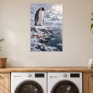 Emperor Penguin Art Print | Polar Harbour Fantasy Wall Decor Bild 11