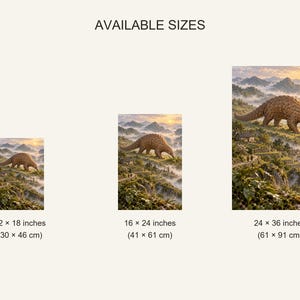 Pangolin Art Print | Terraced Village Fantasy Wall Decor Bild 20