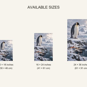 Emperor Penguin Art Print | Polar Harbour Fantasy Wall Decor Bild 20