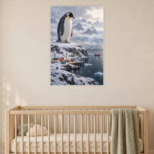 Emperor Penguin Art Print | Polar Harbour Fantasy Wall Decor Bild 15