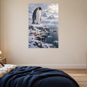 Emperor Penguin Art Print | Polar Harbour Fantasy Wall Decor Bild 16