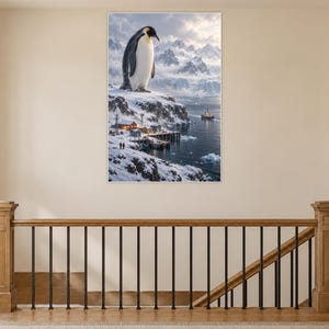 Emperor Penguin Art Print | Polar Harbour Fantasy Wall Decor Bild 14