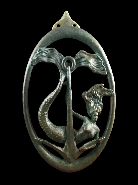 Mermaid Door Knocker Wall Art Etsy