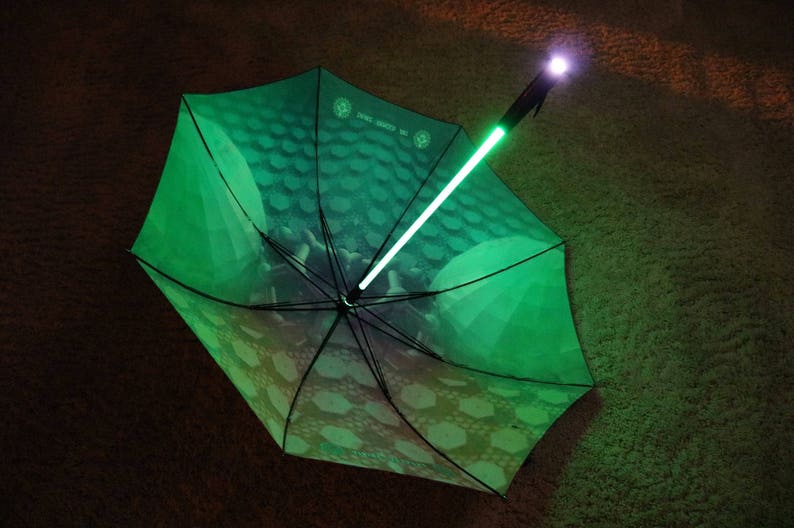 Art Umbrella with LED /& Flashlight HexaPrism