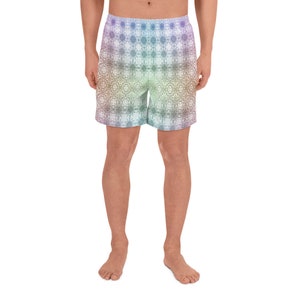 Shorts - "Inverse Tessellation" Men's Athletic Long Shorts