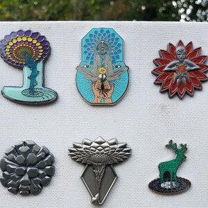 Lapel Pins - 6 pack