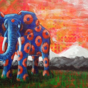 ElePHant - Canvas Giclee