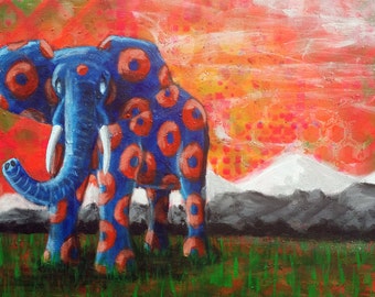 ElePHant - Canvas Giclee