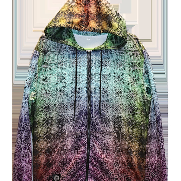 Zipper Hoodie - 'Tessellation'