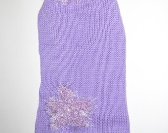 Purple dog sweater soft purple dog pet clothes small dog clothing xxxs xxs xs dog clothes s m l xl cat puppy dog apparel small medium large