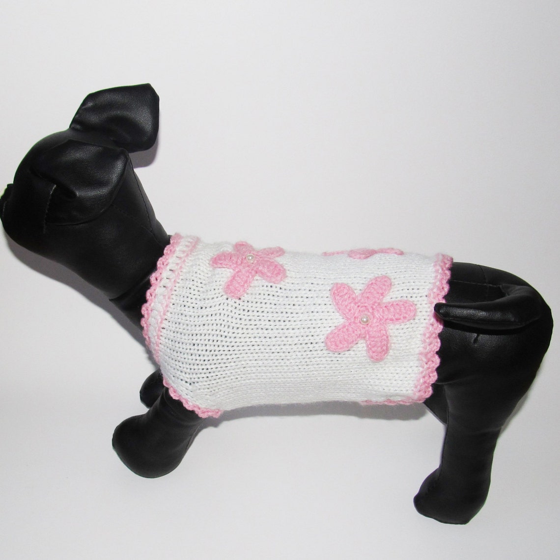 Cute dog clothes dog apparel sweater white dog sweater small Etsy